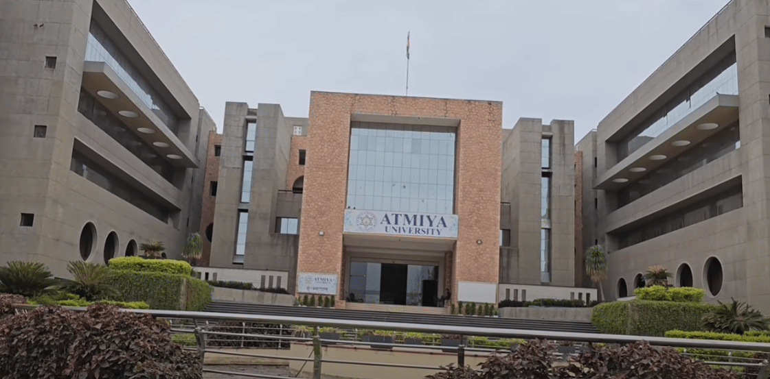 Atmiya University Front View
