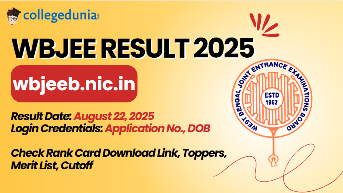 WBJEE Result 2025 Out