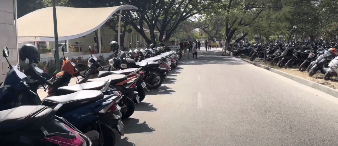 PSGCAS Tamil Nadu Parking area