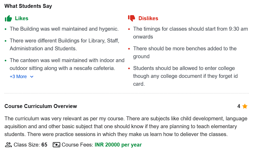 SPM COLLEGE STUDENT REVIEW