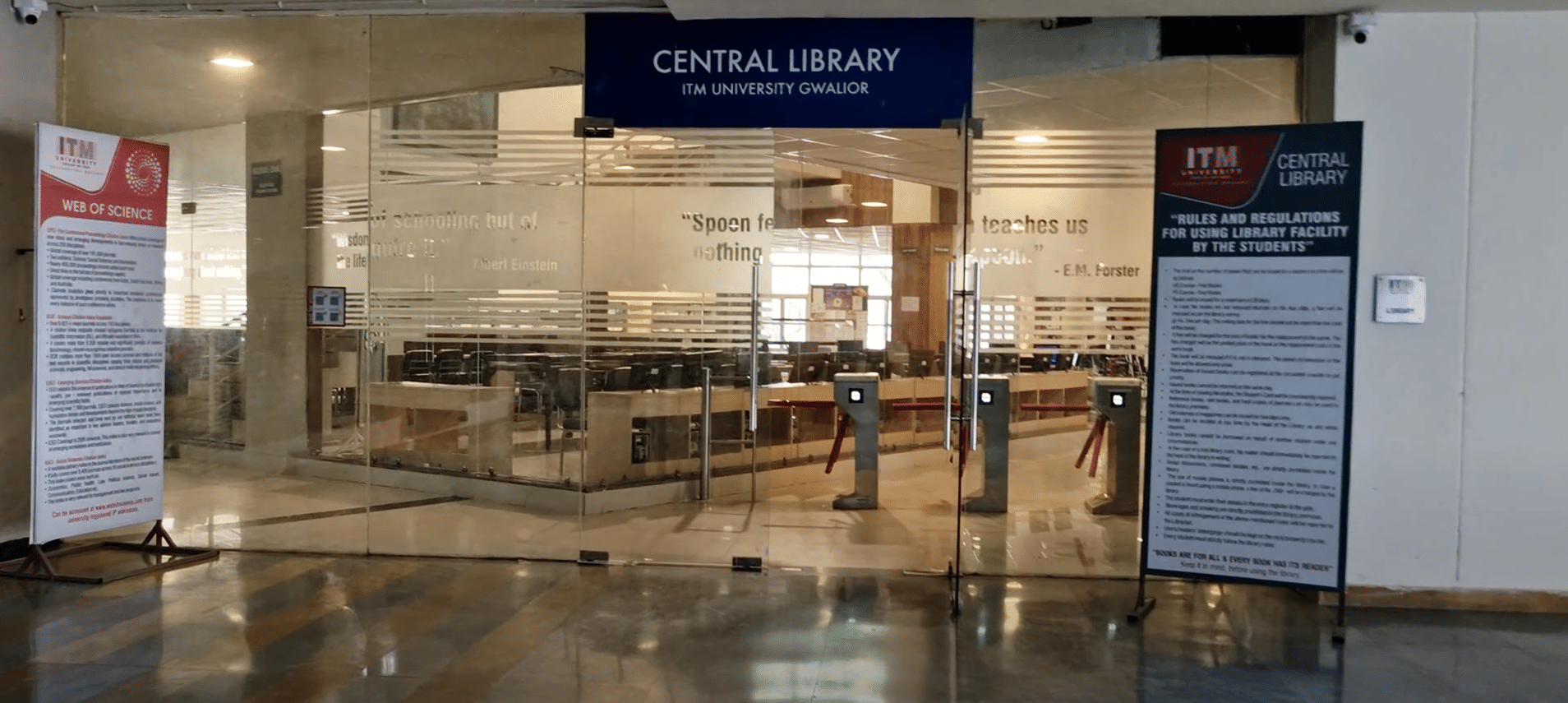 ITM University Gwalior Library