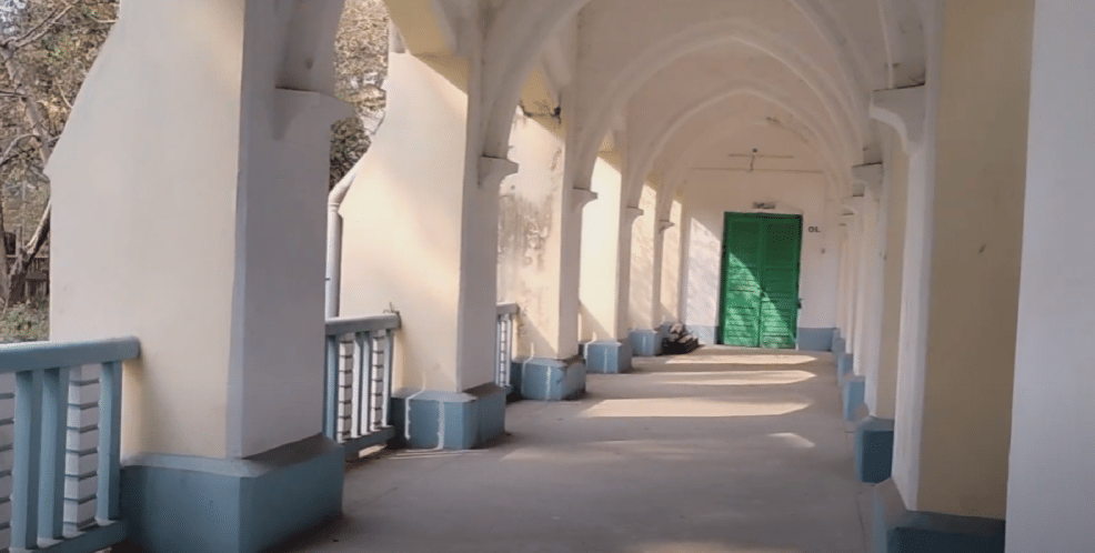 Krishnath College Hallway