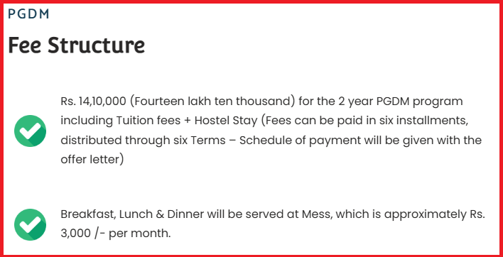  SDMIMD Announces MBA Fee Structure 2026–28