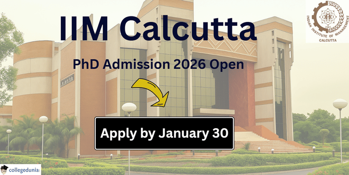 IIM Calcutta PhD Admission Open 2026