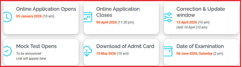 NEST 2026 Exam Dates Out