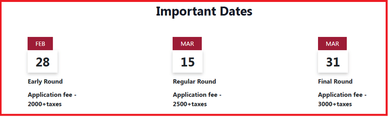 GIM Goa EFPM 2026 Admission Dates