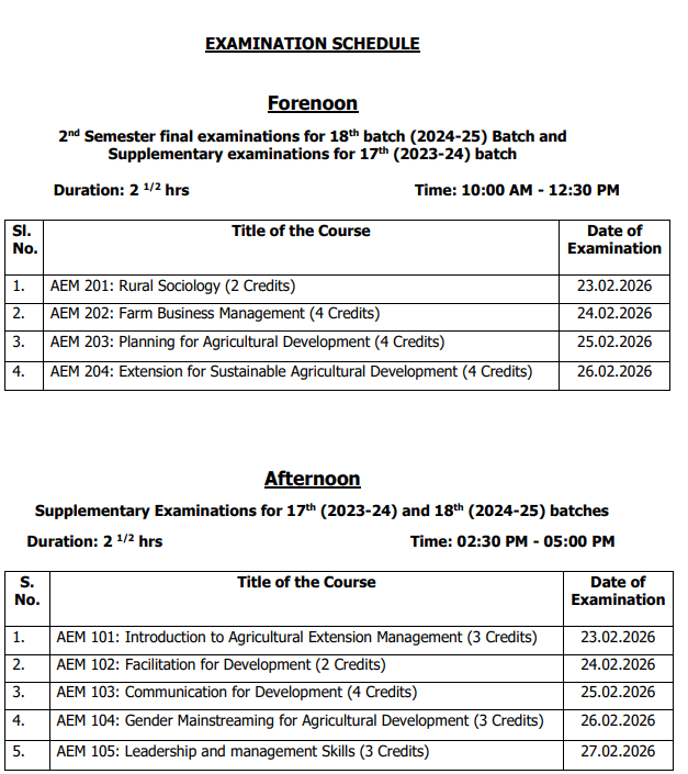 MANAGE Hyderabad PGDAEM Admission 2025-26