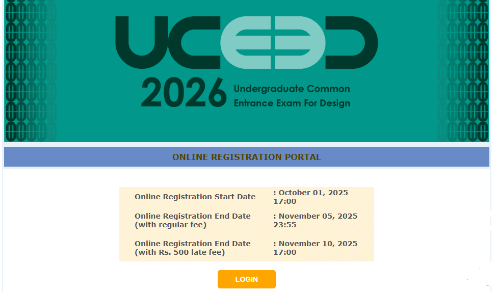 UCEED 2026 Result Website Faces Technical Glitch