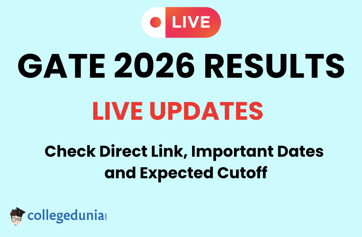 GATE 2026 Results Live Updates