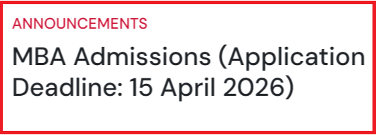 SNU Noida MBA Admission 2026 (Round 4) Dates