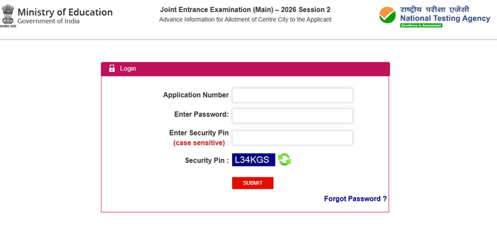 City intimation slip