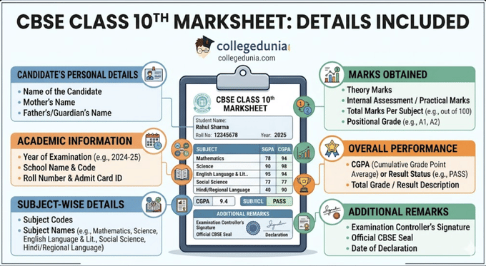cbse class 10th marksheet
