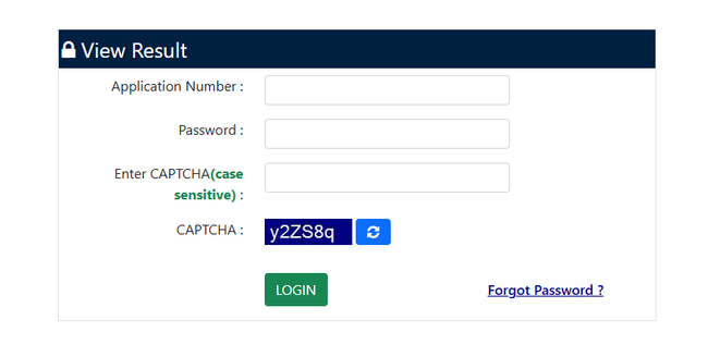 JEE Main result login 
