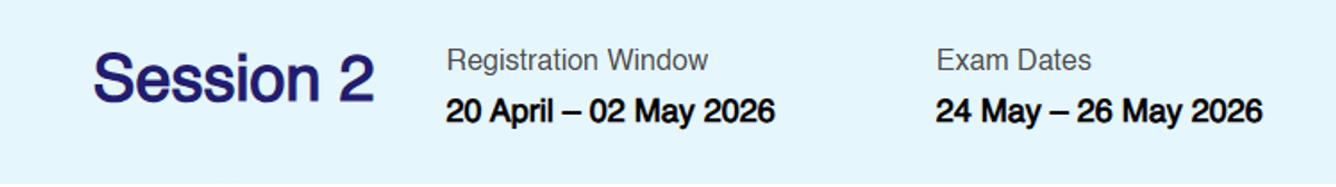 BITSAT session 2 dates 
