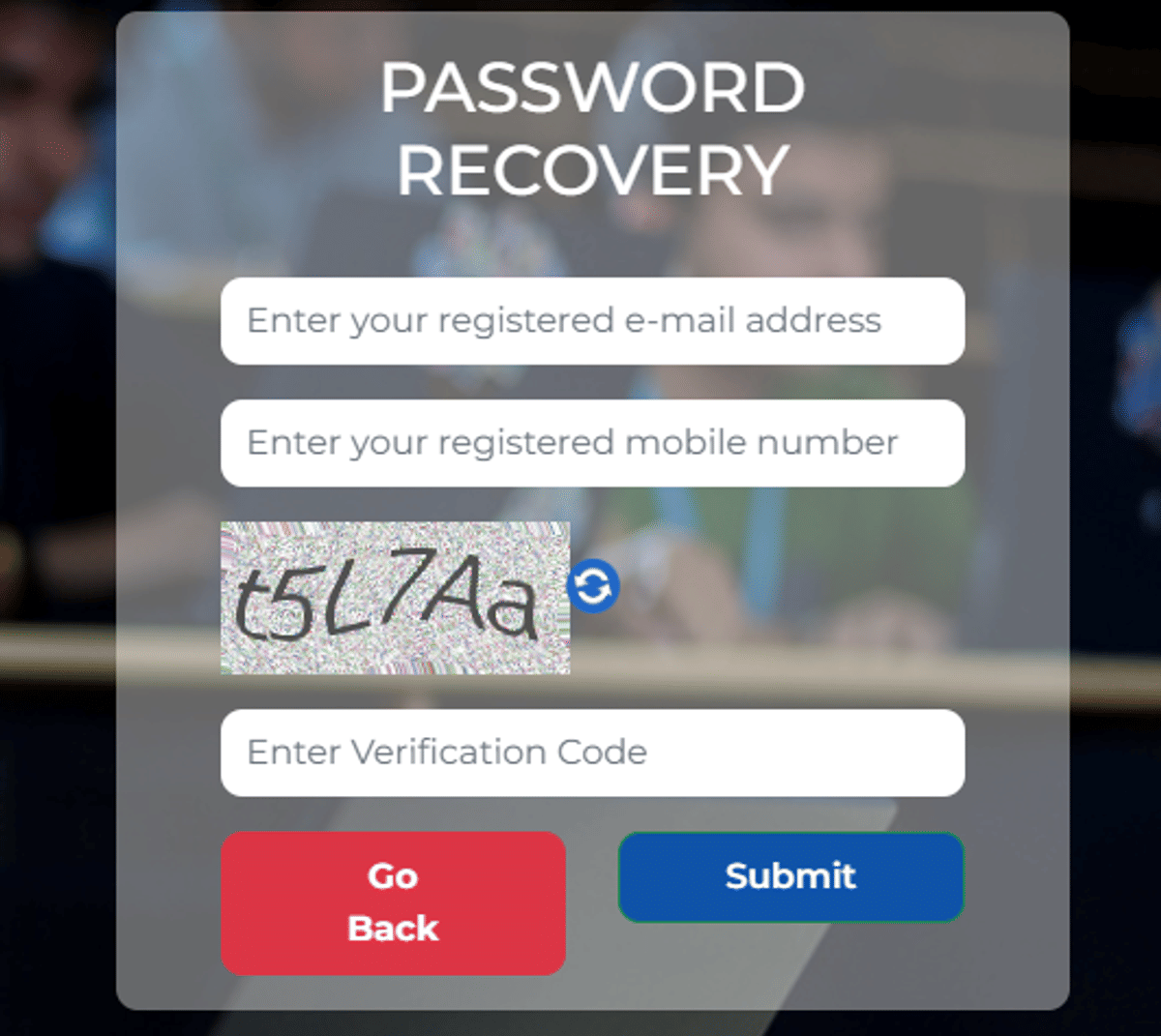 Password recovery