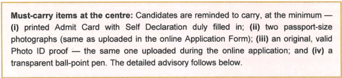 CUET UG 2026 Documents 