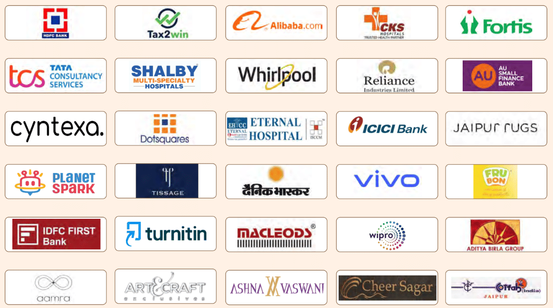 Biyani Group of Colleges Major Recruiters
