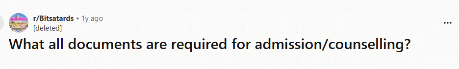 BITSAT 2026 Admission reddit