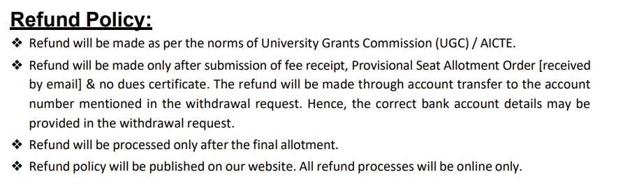 AEEE 2026 CSAP Refund Policy