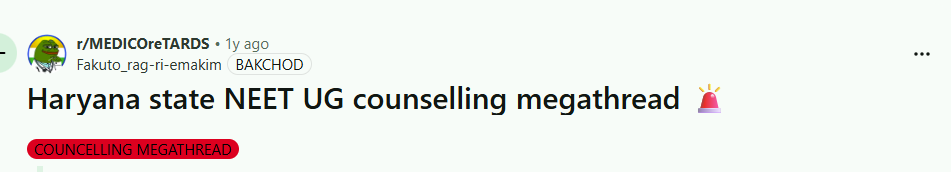 NEET Haryana MBBS College List Reddit