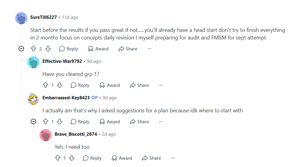 ICAI CA 2026 Preparation Reddit