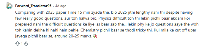 NEET Reddit discussion 
