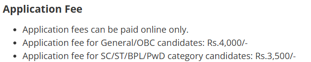 CLAT Application fee 