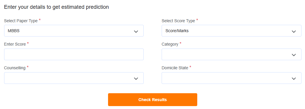 NEET Rank Predictor 