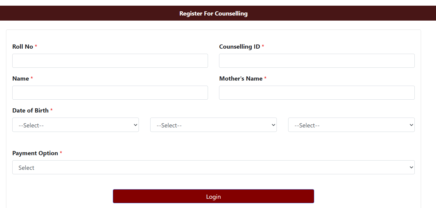 How to Register for VMOU PTET 2026 BEd Counselling