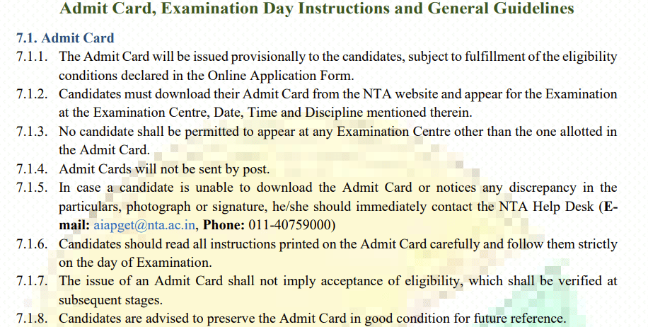 How to Download AIAPGET 2026 Admit Card