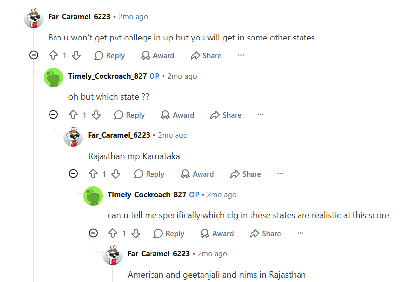 300 marks in NEET 2026 Reddit Discussion