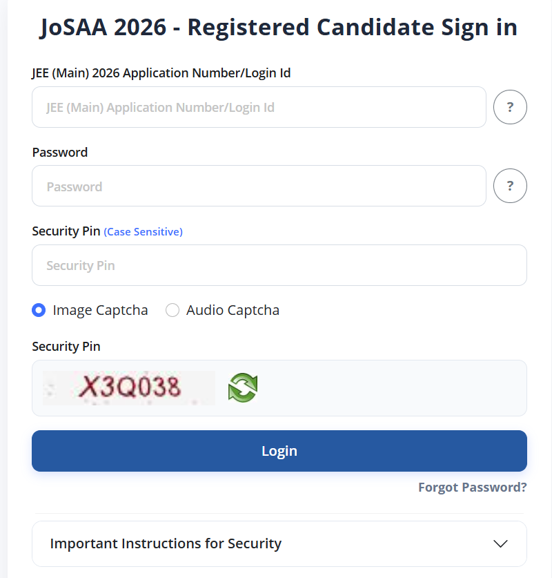 How to Check JoSAA Round 5 Seat Allotment Result