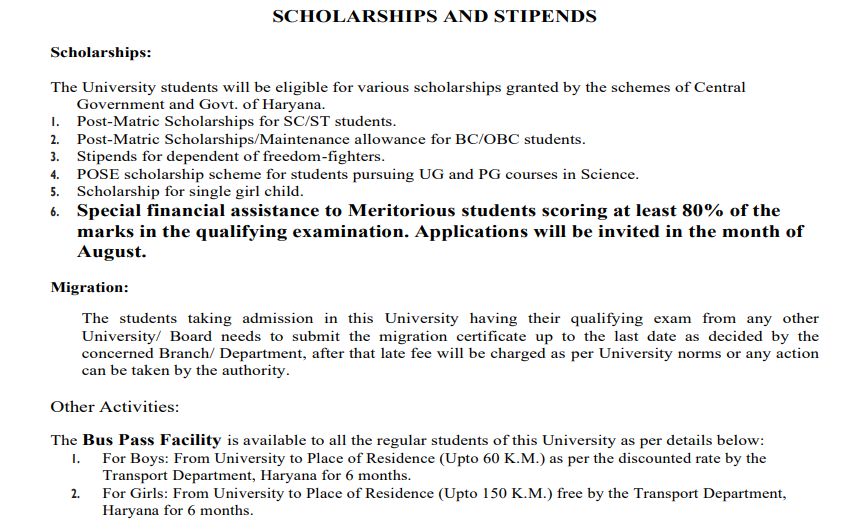 CBLU Scholarships & Stipend 2026-27