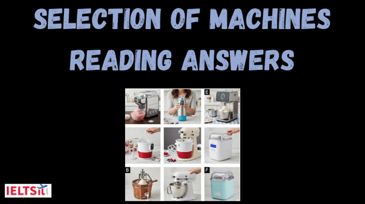 Selection of Machines Reading Answers