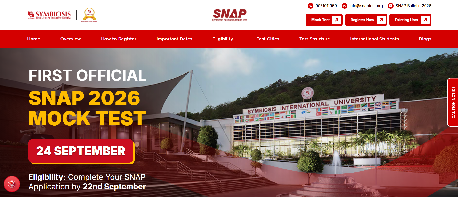 SNAP 2026 Key Dates and Fees
