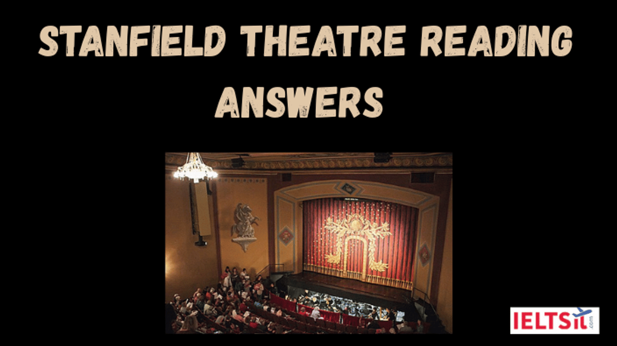 Stanfield Theatre Reading Answers