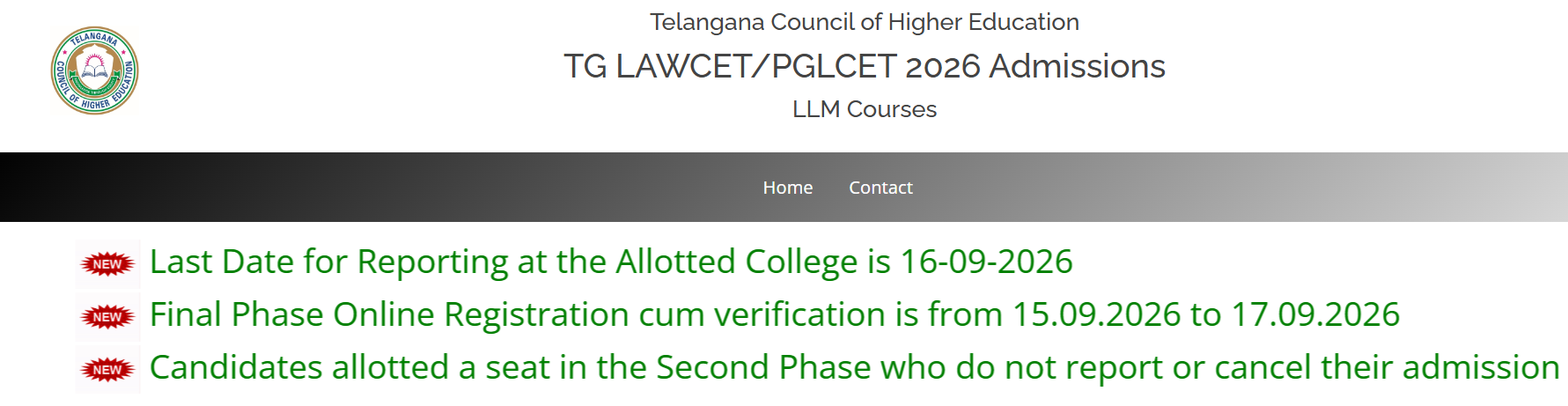 TS PGLCET 2026 Phase 2 Key Highlights