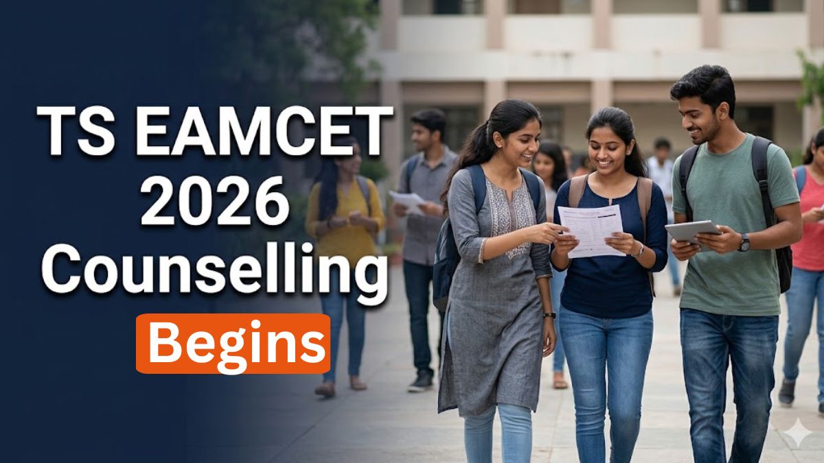 TS EAMCET 2026 Counselling Begins; Book Phase 1 Verification Slot Now