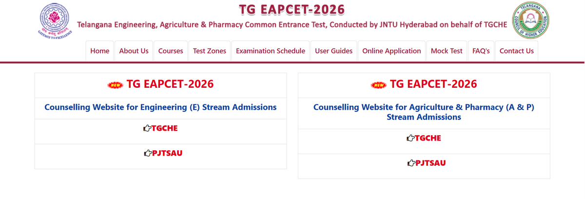 TS EAMCET Counselling 2026