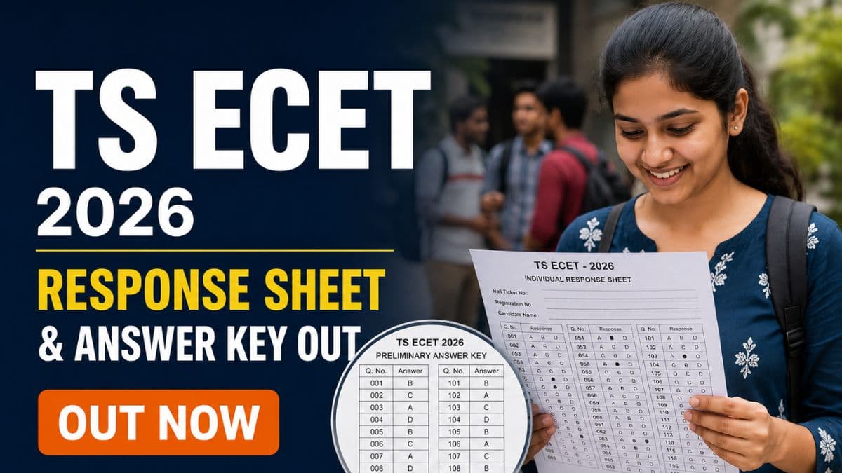 TS ECET 2026 Response Sheet & Answer Key Out; Raise Objections by May 20