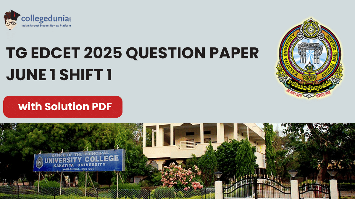 TS EDCET 2025 Question Paper June 1 Shift 1