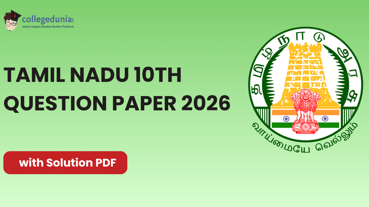 Tamil Nadu 10th Question Paper 2026