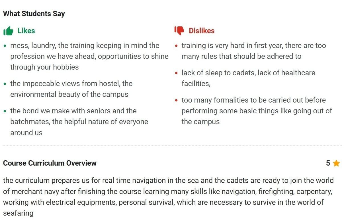 IMU Navi Mumbai Tanmay Tushar review