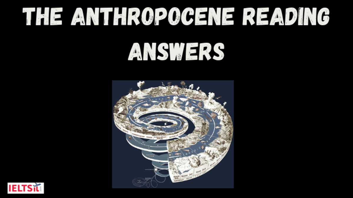 The Anthropocene Reading Answers