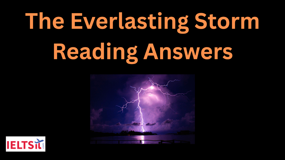 The Everlasting Storm Reading Answers
