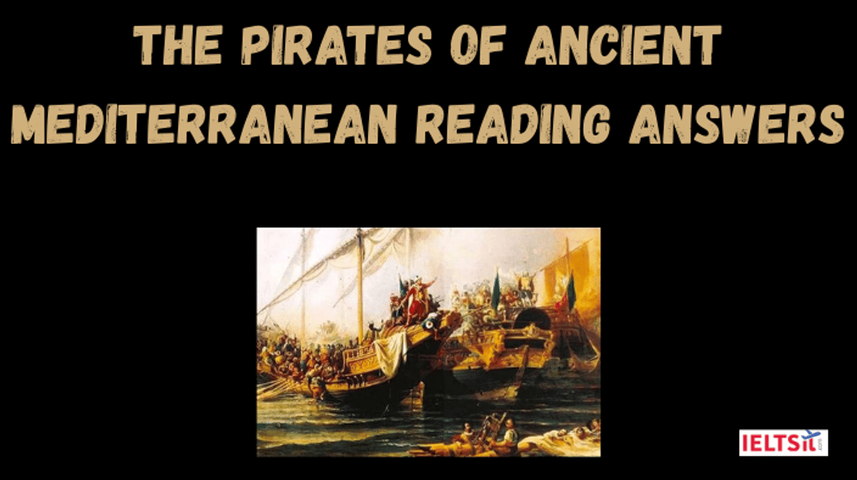 The Pirates of Ancient Mediterranean Reading Answers