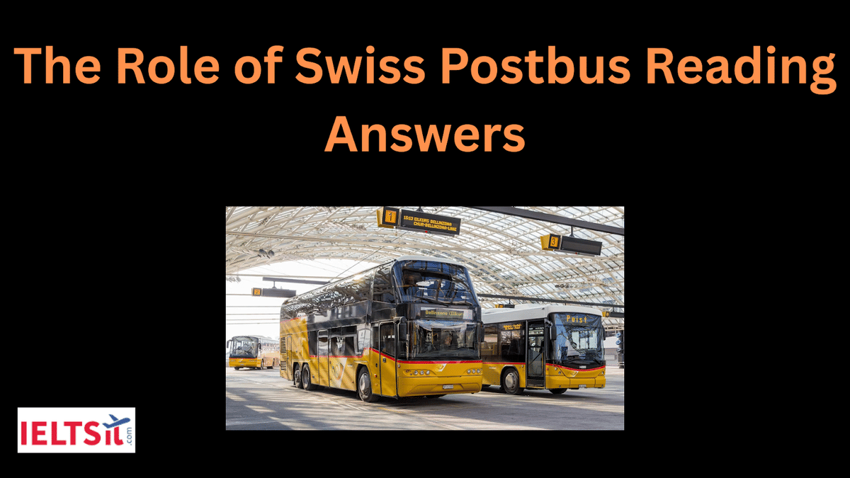 The Role of Swiss Postbus Reading Answers