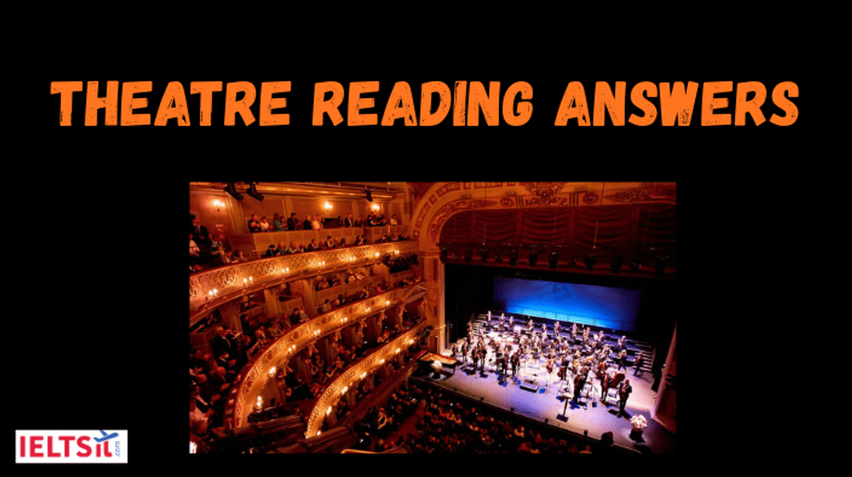 Theatre Reading Answers