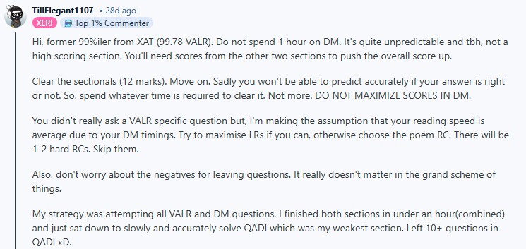 Topper Tips for XAT 2026