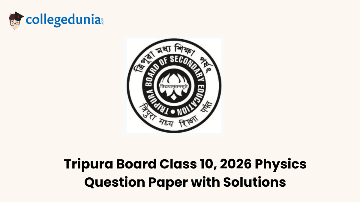Tripura Board Class 10 Physics 2026 Question Paper with Solution PDF